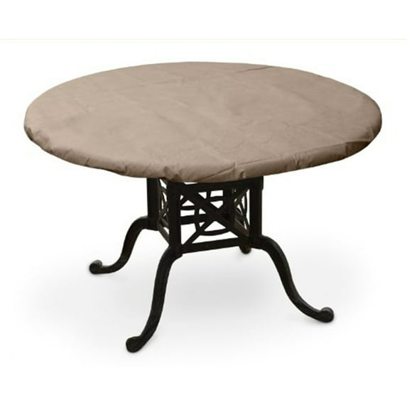 KoverRoos 31650 KoverRoos III 60 in. x 40 in. Oval Table Top Cover, Taupe - 64 L x 45 W in.