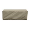 thumbnail image 1 of KoverRoos 44207 Weathermax 8 ft Bench Cover, Toast - 96 W x 25 D x 36 H in., 1 of 2