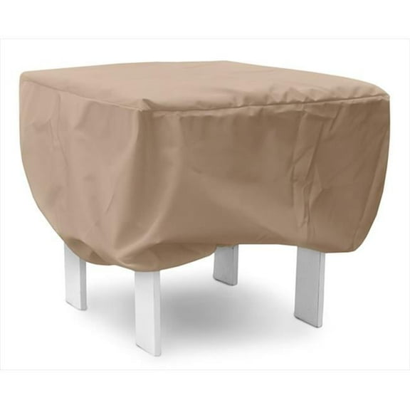 KoverRoos 44263 Weathermax 24 in. Square Table Cover, Toast - 24 L x 24 W x 15 H in.
