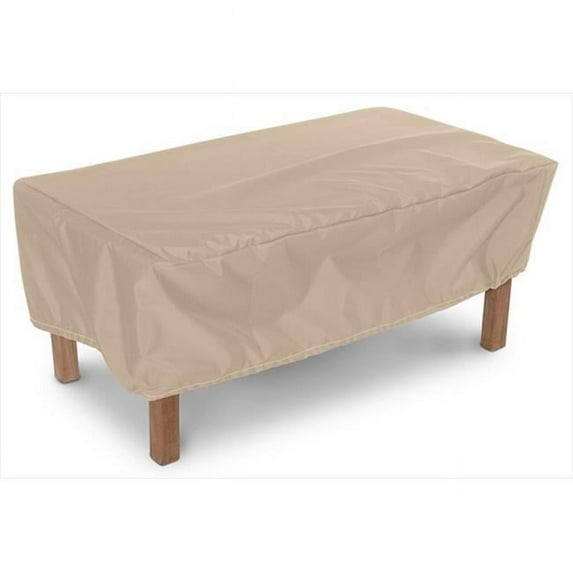KoverRoos 44265 Weathermax Ottoman-Small Table Cover, Toast - 48 L x 24 W x 15 H in.
