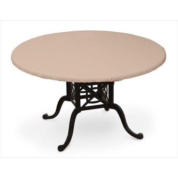 KoverRoos 47600 Weathermax 56 in. Round Table Top Cover, Toast - 60 Dia in.