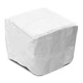 thumbnail image 1 of KoverRoos 59317 SupraRoos 30 in. Ottoman-Small Table Cover, White - 30 L x 30 W x 15 H in., 1 of 2