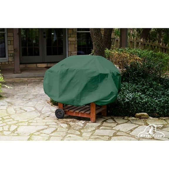 KoverRoos 63065 Weathermax Supersize Barbecue Cover No. 2, Forest Green - 23 D x 76 W x 45 H in.