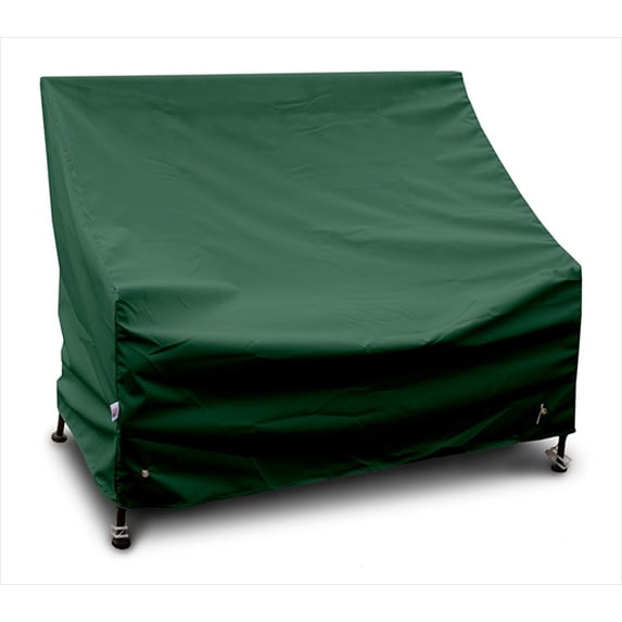 KoverRoos 64202 Weathermax 4 ft Bench-Glider Cover, Forest Green - 51 W x 26 D x 35 H in.