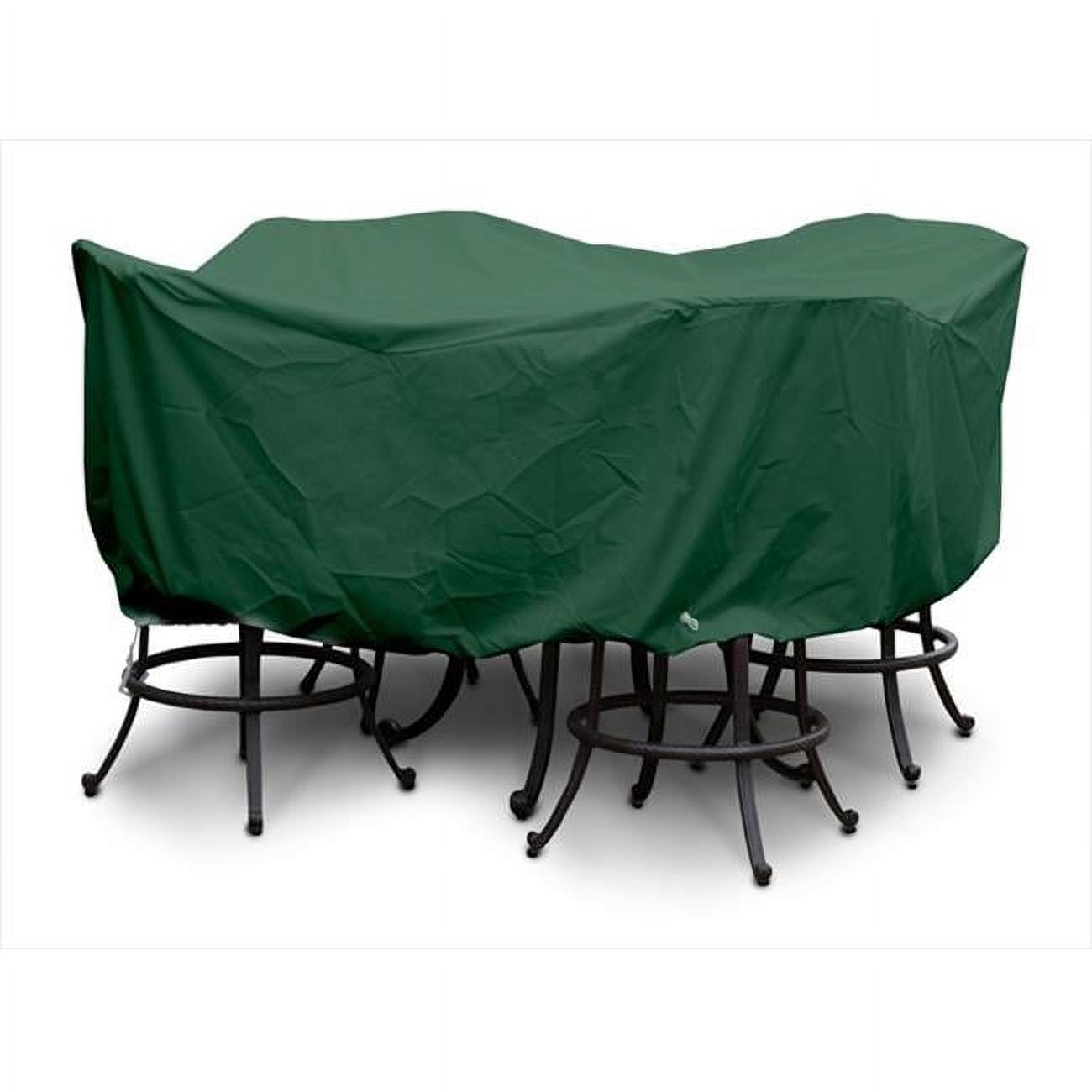 KoverRoos Weathermax 84 in. Large Bar Set Cover with Umbrella Hole Pacific Blue