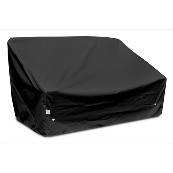 KoverRoos 79950 Weathermax Deep 2-Seat Sofa Cover Large, Black - 61 W x 36 D x 32 H in.