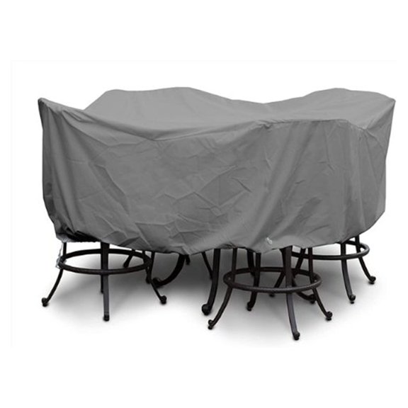 KoverRoos 84939 Weathermax Bar Set Cover, Charcoal - 55 Dia x 42 H in.