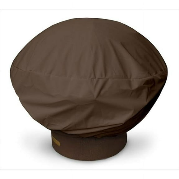 KoverRoos 93066 Weathermax Medium Firepit Cover, Chocolate - 35 Dia x 16 H in.
