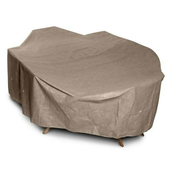 KoverRoos KoverRoos III Taupe Oval/Rectangle Dining Set Cover