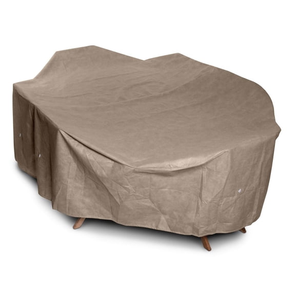 KoverRoos KoverRoos III Taupe Oval/Rectangle Dining Set Cover