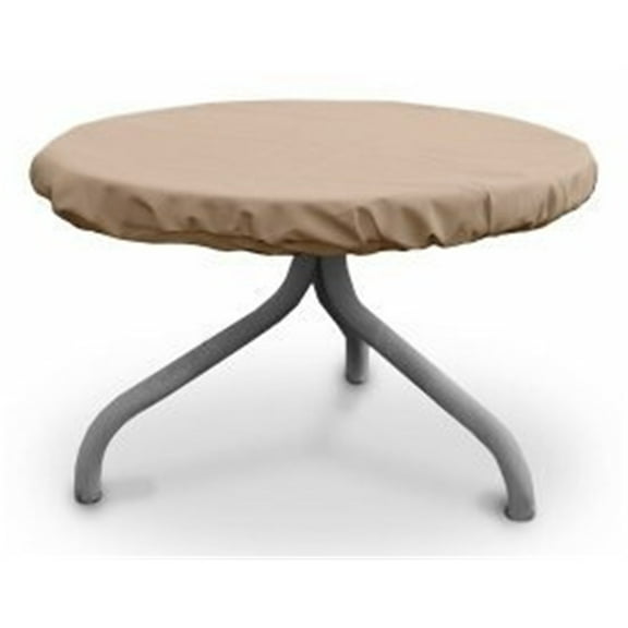 KoverRoos  Weathermax 26 in. Round Table Top Cover- Toast - 30 Dia in.