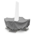 thumbnail image 1 of KoverRoos Weathermax Dining Set Cover with Umbrella Hole, 1 of 7