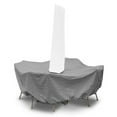 thumbnail image 1 of KoverRoos Weathermax Dining Set Cover with Umbrella Hole, 1 of 2