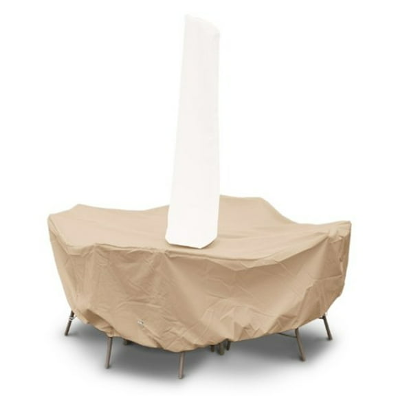 KoverRoos Weathermax Dining Set Cover with Umbrella Hole
