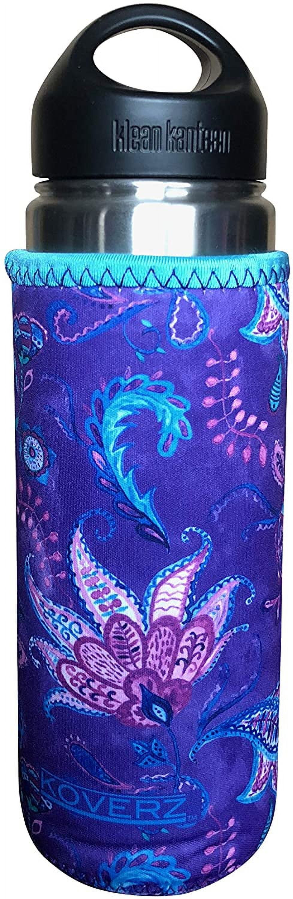 Koverz Neoprene 24-30 oz Water Bottle Insulator, Water Bottle Holder Cover  Cooler Coolie for Stainless and Plastic Bottles - Violet Whimsy