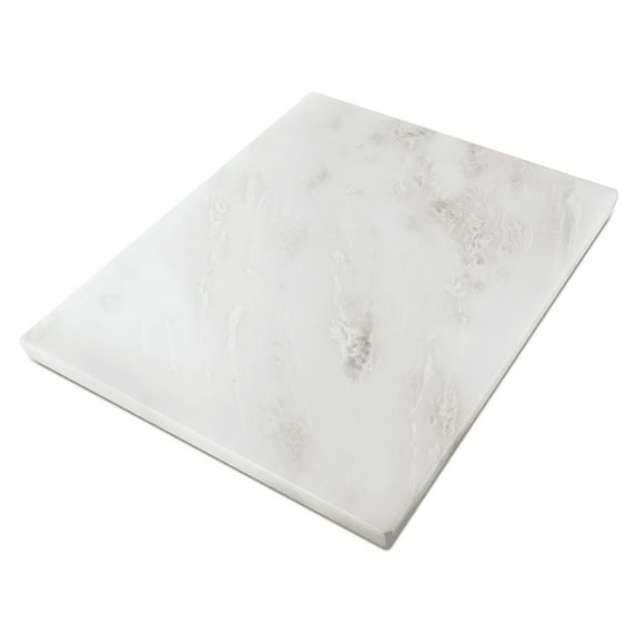 Koville Luxury Marble Granite Cutting Board for Kitchen,Rectangle, 20*16in, Namib Bianco