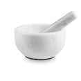 thumbnail image 1 of Koville Luxury Marble Mortar and Pestle (Namib Fantasy, 2 Cup), 1 of 7