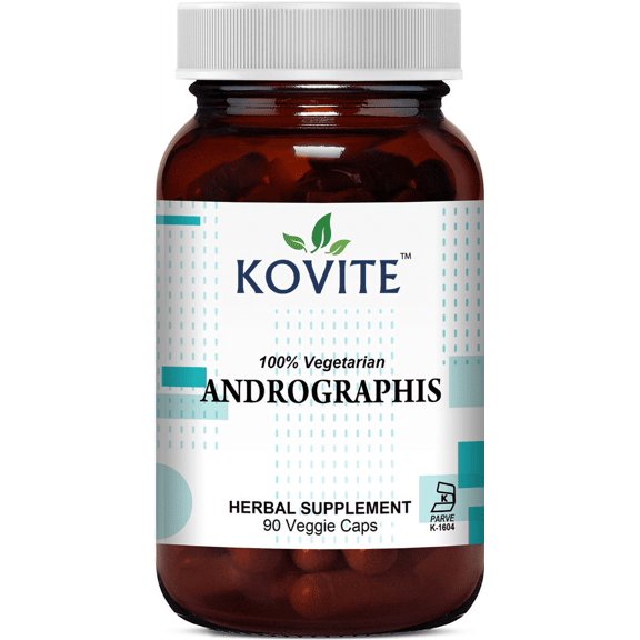 Kovite Kosher Andrographis Powder Capsules - 90 Vegetable Capsules