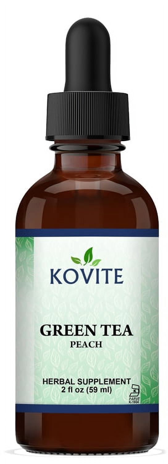 Kovite Kosher Green Tea Peach Alcohol Free - 1 OZ - Walmart.com