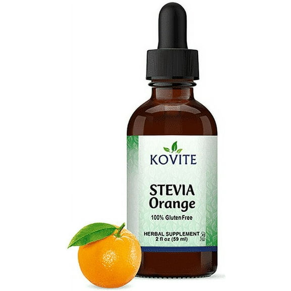 Kovite Kosher Liquid Stevia Extract Orange - 2 fl oz (59 ml)