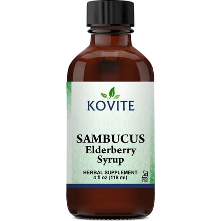 Kovite Kosher Sambucus Elderberry Syrup - 4 oz.