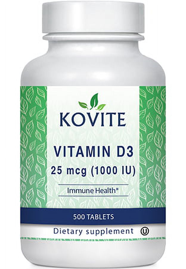 Kovite Kosher Vitamin D3 1000 IU (25 mcg) 500 Tablets