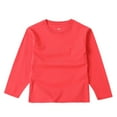thumbnail image 1 of Kovlvoll Baby Clothes Girls Boys Tops Cotton Comfy Crew Neck Long Sleeve Solid Color Casual Toddler Shirts, 1 of 3
