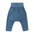 thumbnail image 1 of Kovlvoll Baby Girls Boys Clothes Pants High Elastic Waist Cotton Comfy Sleepwear Casual Newborn Pant, 1 of 3