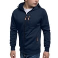 thumbnail image 1 of Kovlvoll Boys Zip up Hoodies Fall Sweatshirts Long Sleeve Casual Warm Comfy Children Outwear Jackets with Pockets 5-14 Years, 1 of 7