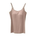 thumbnail image 1 of Kovlvoll Camisole Tops for Women Sleeveless Suspenders Adjustable Strap Solid Color Summer Comfy Pajama Tank Top, 1 of 3