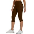 thumbnail image 1 of Kovlvoll Capri Leggings for Women High Waist Butt Lifting Elastic Slim Lightweight Sports Yoga Capris Pant with Pockets, 1 of 6
