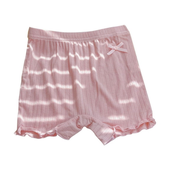 Kovlvoll Girls Pajamas Toddler Baby Clothes Shorts Summer Elastic Waist Underwear Leggings Solid Color Casual Shorts