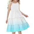 thumbnail image 1 of Kovlvoll Girls Summer Dress Fashion Loose Color Block Sleeveless Suspenders Casual Cami Dresses for Girl 4-14 Years, 1 of 7