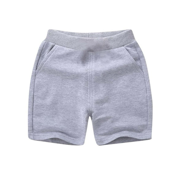 Kovlvoll Infant Baby Clothes Summer Shorts Elastic Waist Wide Leg Casual Sports Unisex Girl Boy Shorts with Pockets