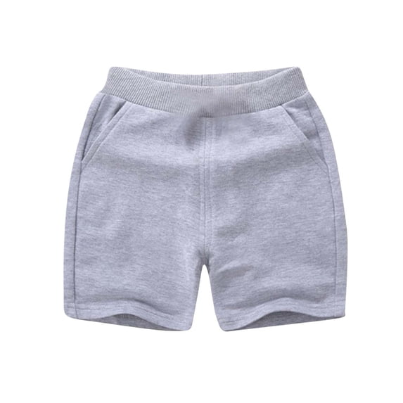 Kovlvoll Infant Baby Clothes Summer Shorts Elastic Waist Wide Leg Casual Sports Unisex Girl Boy Shorts with Pockets