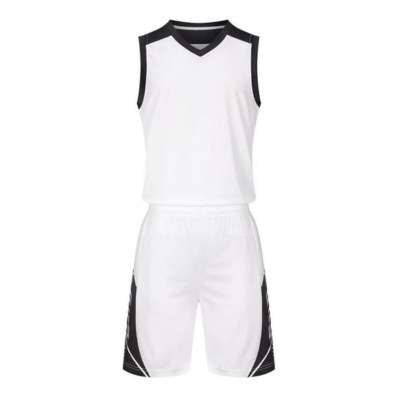 Kovlvoll Kids Teen Boys Clothes Workout Outfit V Neck Sleeveless Tops Basic Tees with Shorts Summer Comfy Sports Set