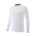 thumbnail image 1 of Kovlvoll Mens Plus Size Long Sleeve Shirts Lightweight Quick Dry Workout Running Tops Crewneck Casual Athletic Basic Tee Tops, 1 of 5