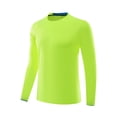 thumbnail image 1 of Kovlvoll Mens Plus Size Long Sleeve Shirts Lightweight Quick Dry Workout Running Tops Crewneck Casual Athletic Basic Tee Tops, 1 of 5