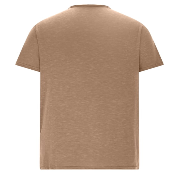 Kovlvoll Mens T-Shirts Cotton Casual V Neck Short Sleeve Solid Color Summer Loose Basic Tees Shirt