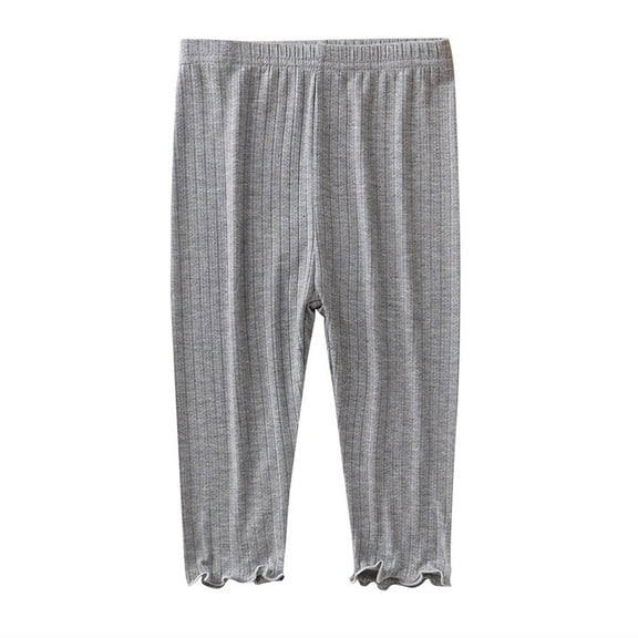 Kovlvoll Newborn Baby Girls Clothes Pajama Pants Elastic Waist Lightweight Casual Thin Children Leggings Outerwear Pant