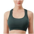 thumbnail image 1 of Kovlvoll Racerback Bras for Women High Support No Underwire Seamless Wireless Full Coverage Comfort Workout Sports Bra, 1 of 4