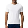 thumbnail image 1 of Kovlvoll Running Shirts for Men Lightweight Thin Mesh Breathable Comfy Crewneck Short Sleeve Workout Basic Tees Shirt, 1 of 7
