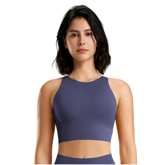 Kovlvoll Sports Bras for Women High Support No Underwire Seamless Wirefree Full Coverage Athletic Workout Yoga Tank Bra