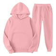 thumbnail image 1 of Kovlvoll Sweatsuits Women 2 Piece Outfit Long Sleeve Hoodies Pullover Sweatshirts Jogger Sweatpants Workout Sets, 1 of 7