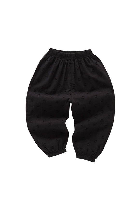 Toddler Baby Clothes Boys Pants Elastic High Waisted Mosquito Proof Lightweight Casual Breathable Trousers