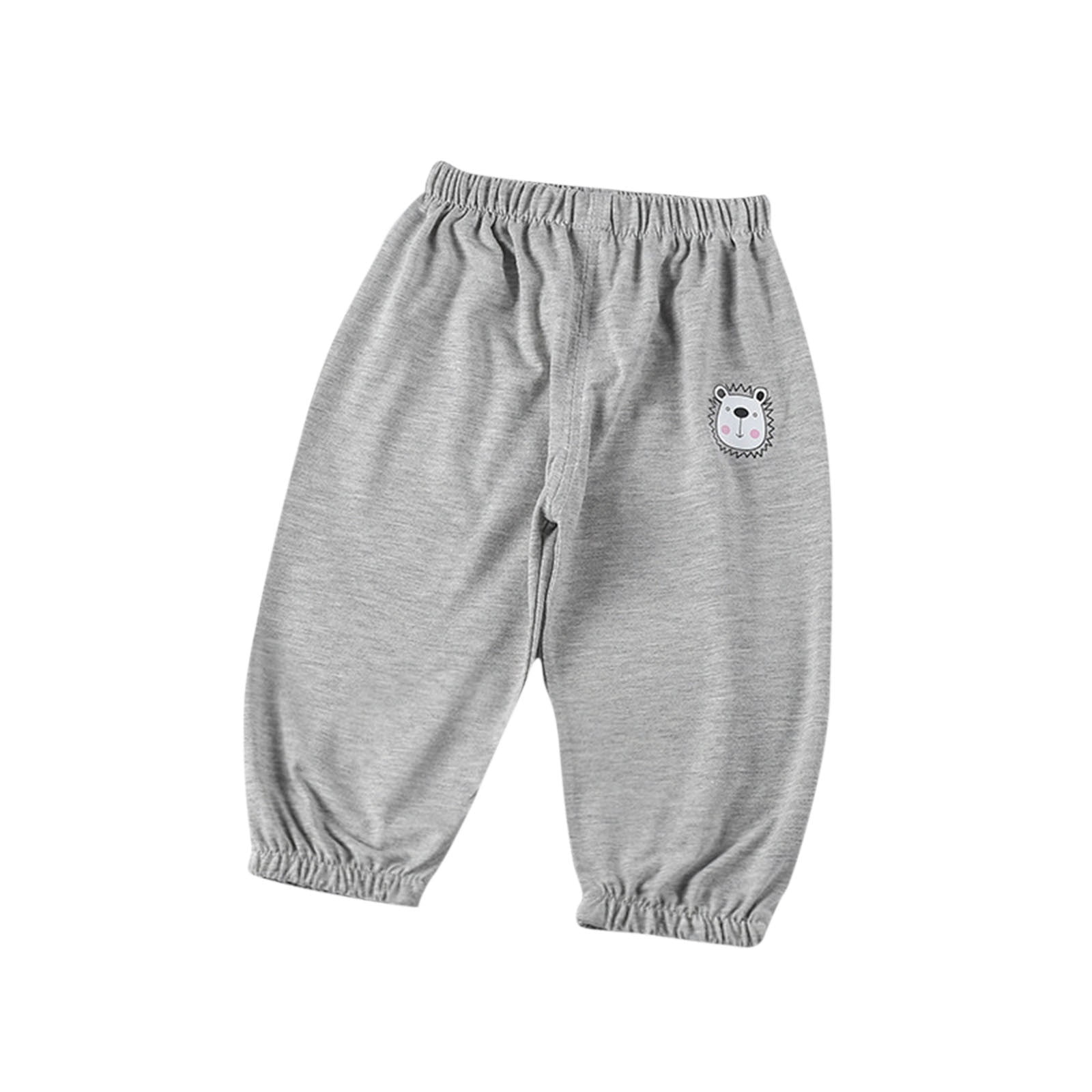 Kovlvoll Toddler Baby Girls Clothes Casual Pants Elastic Waist Cinch