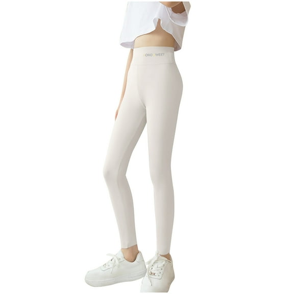 Kovlvoll Toddler Girls Clothes Yoga Pants High Waisted Stretch Slim Lightweight Casual Base Workout Full Length Pant