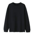 thumbnail image 1 of Kovlvoll Womens Oversized Long Sleeve T Shirts Crewneck Loose Casual Comfy Basic Tees Fall Workout Solid Color Tops, 1 of 3