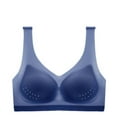 thumbnail image 1 of Kovlvoll Womens Seamless Wireless Bras No Underwire Full Coverage Support V Neck with Padded Comfy Everyday Bralette, 1 of 2