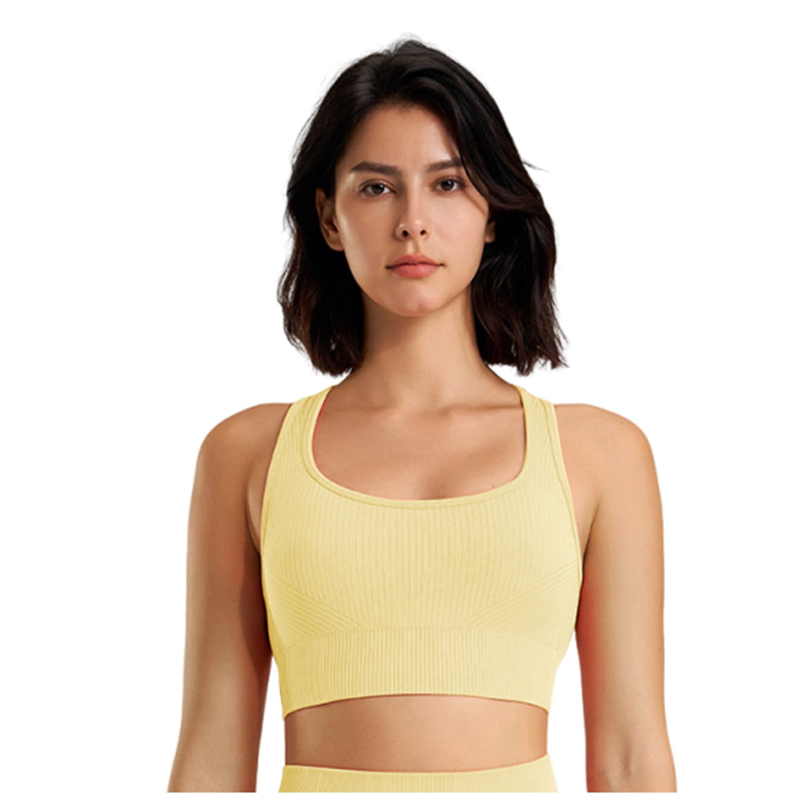 Kovlvoll Womens Sport Bras Seamless No Underwire Full Coverage Comfy ...